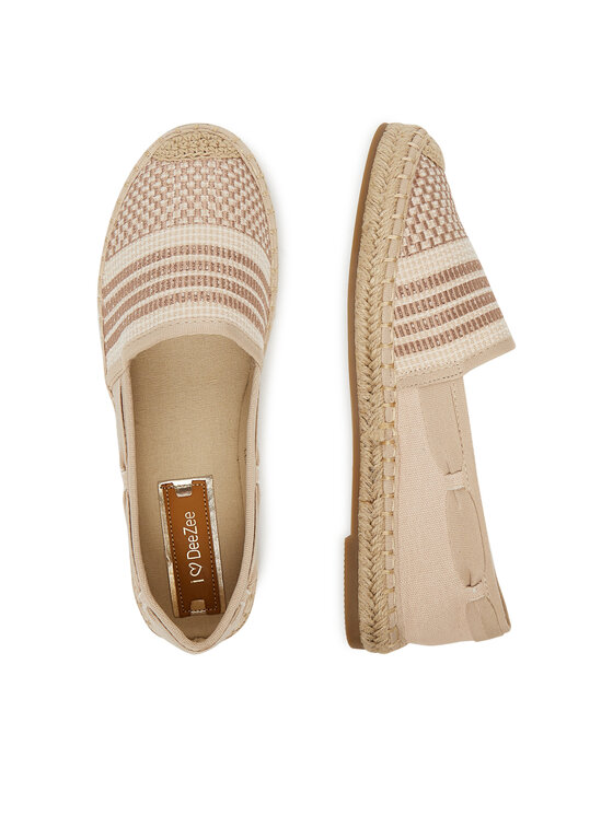 DeeZee DeeZee Espadryle LE601-139 Beżowy