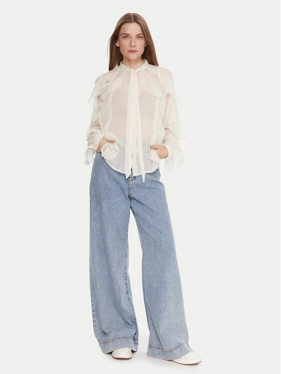 ONLY ONLY Πουκάμισο Taryn 15360696 Μπεζ Regular Fit