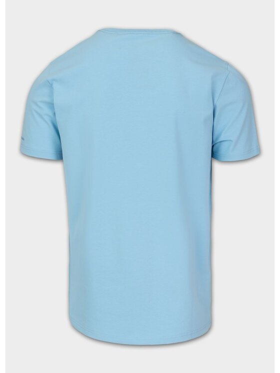 PITBULL PITBULL T-Shirt MINIMAL Niebieski jasny Regular Fit