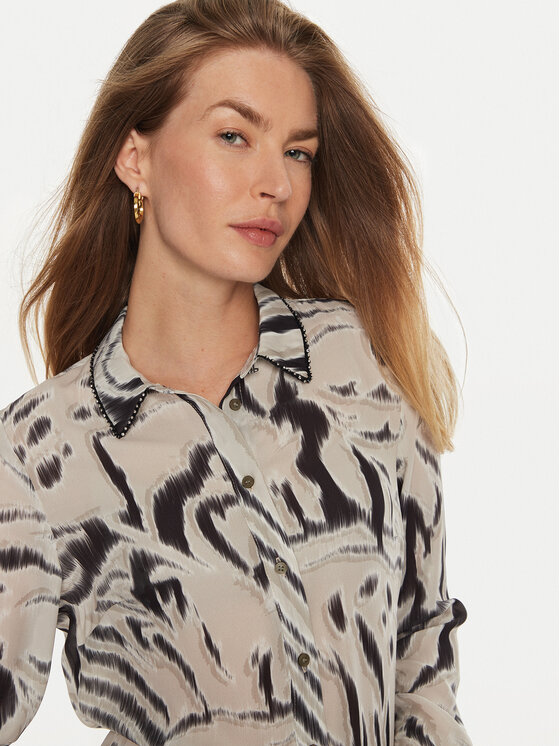 Guess Guess Сорочка Clouis W4BH56 WGLA2 Білий Regular Fit