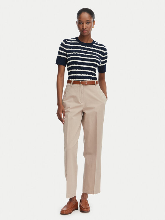 Tommy Hilfiger Tommy Hilfiger Πουλόβερ Cable Mid WW0WW38744 Σκούρο μπλε Regular Fit