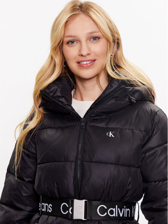 Calvin Klein Jeans Calvin Klein Jeans Μπουφάν χειμωνιάτικο J20J221371 Μαύρο Regular Fit