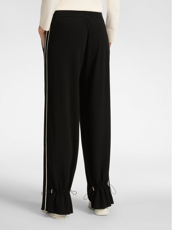 Elena Mirò Elena Mirò Pantaloni di tessuto P621Z000123N0A4 Nero Regular Fit