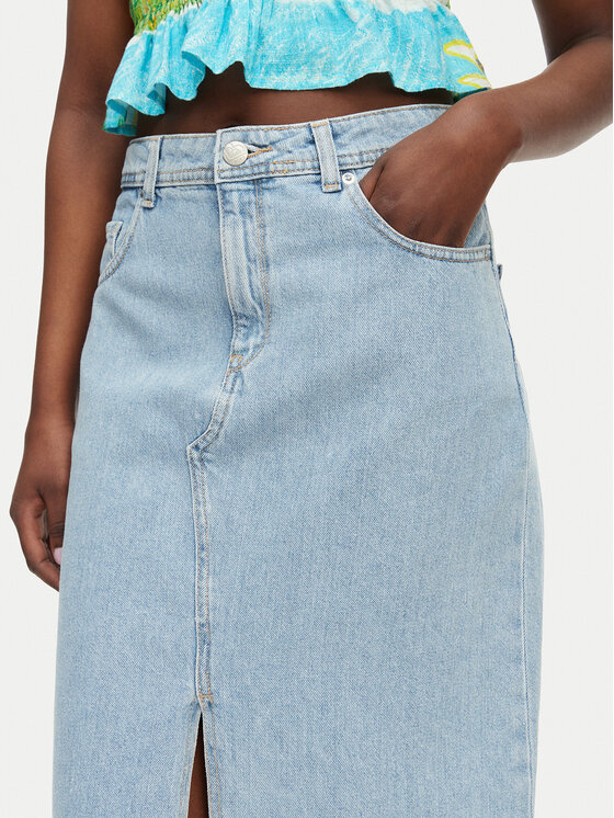 Roxy Roxy Jeans suknja Sun Winds ERJDK03035 Plava Regular Fit