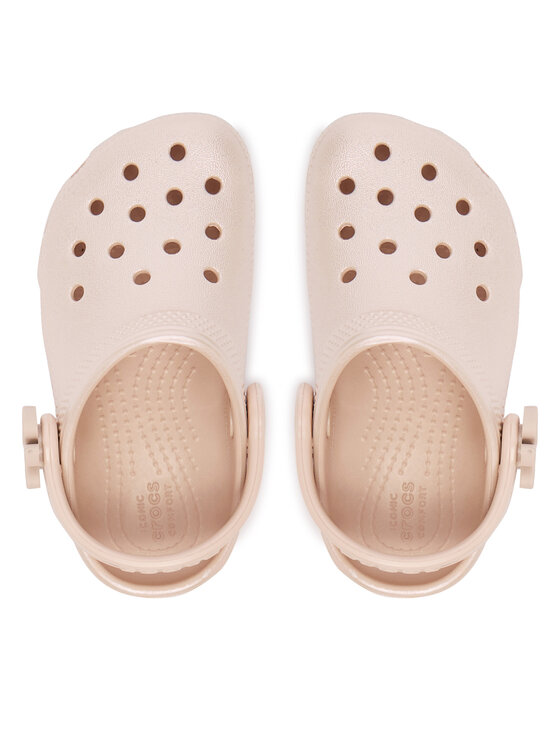 Crocs Crocs Pantoletten Classic Pearl Shine Clog T 212815 Rosa
