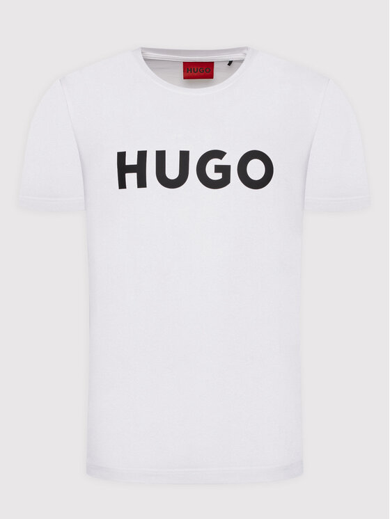 HUGO Hugo T-särk Dulivio 50467556 Valge Regular Fit