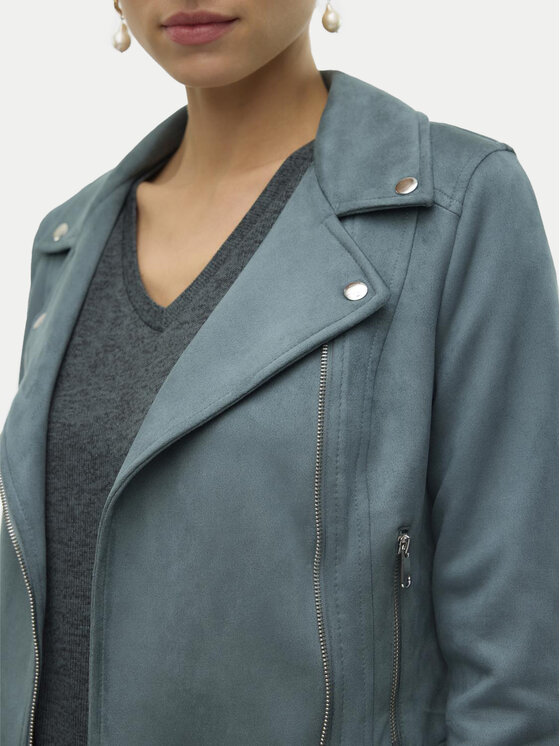 Vero Moda Vero Moda Kurtka z imitacji skóry Jose 10300938 Zielony Regular Fit