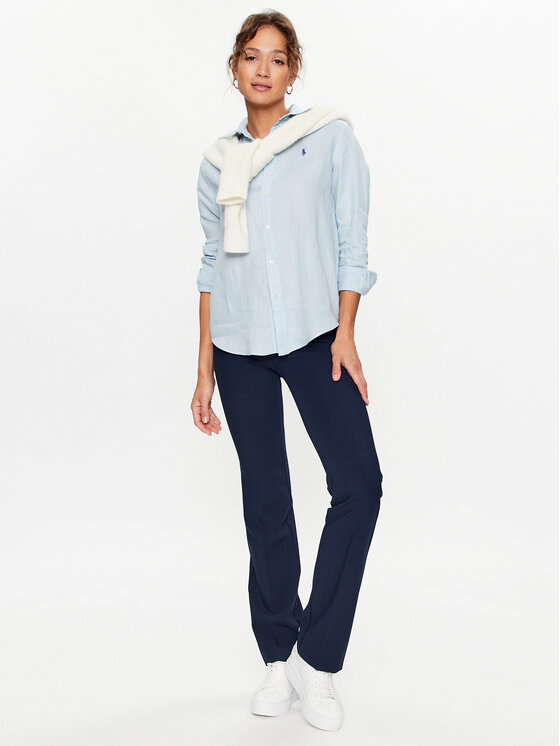 Polo Ralph Lauren Polo Ralph Lauren Košeľa 211920516003 Modrá Relaxed Fit
