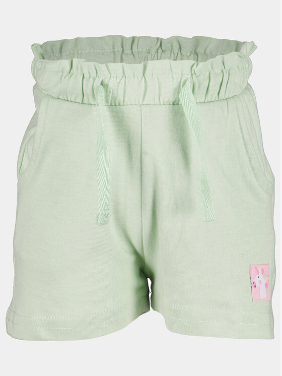 Blue Seven Blue Seven Kratke hlače 913612 X Zelena Regular Fit
