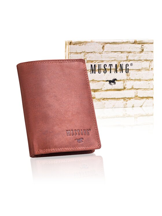 Mustang Mustang Portfel DENIMO HIGH WALLET Brązowy