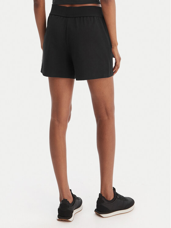 HUGO HUGO Szorty sportowe Signature 50556815 Czarny Regular Fit