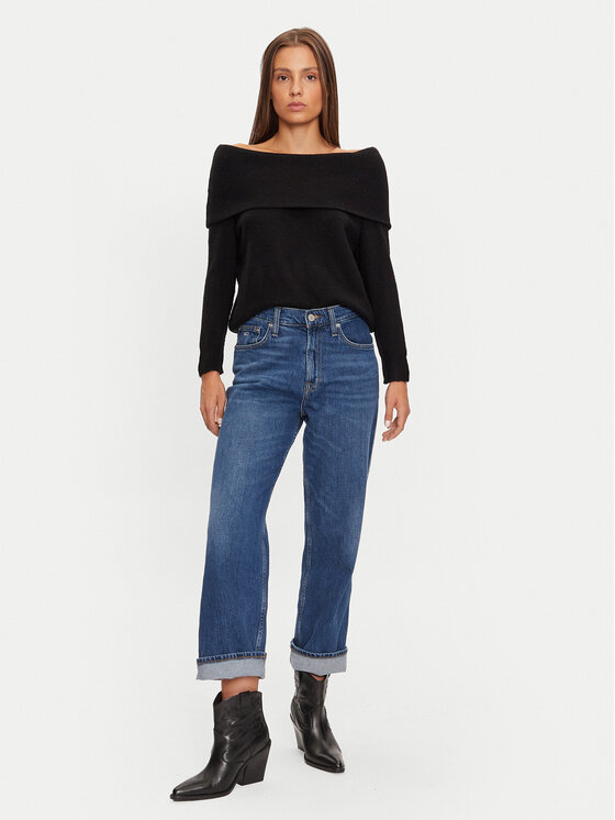 Brave Soul Brave Soul Megztinis LK-248EVERLYNA Juoda Regular Fit
