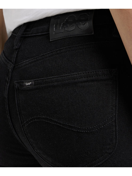 Lee Lee Jeansy Scarlett High Czarny Slim Fit