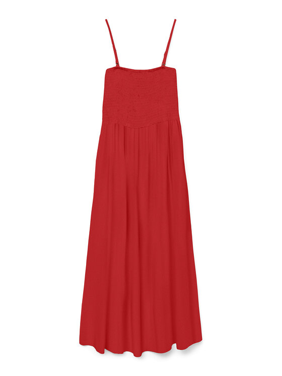 Vero Moda Vero Moda Poletna obleka Easy 10328766 Rdeča Regular Fit