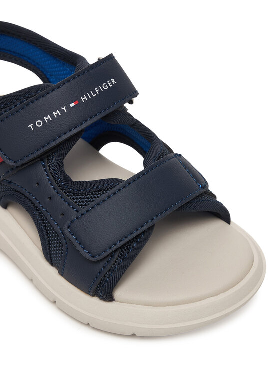 Tommy Hilfiger Tommy Hilfiger Sandály Velcro Sandal T1B2-34386-1591 Tmavomodrá