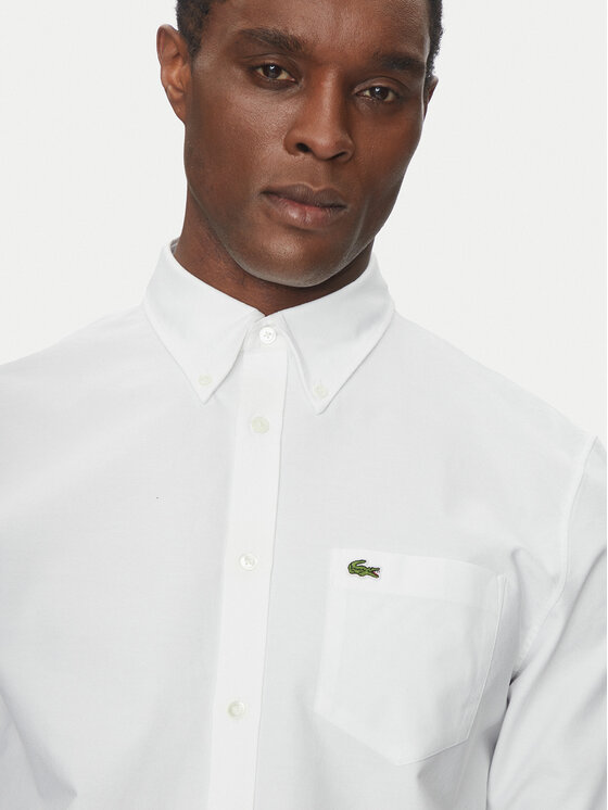 Lacoste Lacoste Košeľa CH1911 Biela Regular Fit