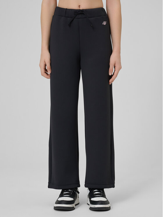4F 4F Spodnie dresowe JOY MOTION Czarny Regular Fit