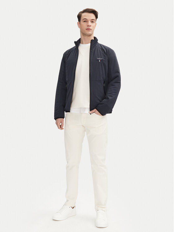 Aeronautica Militare Aeronautica Militare Kurtka przejściowa 251AB2205CT3264 Granatowy Regular Fit