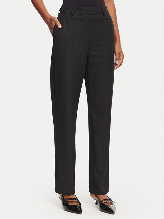 KARL LAGERFELD KARL LAGERFELD Riidest püksid B3W10085 Must Regular Fit