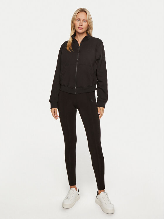 Guess Guess Μπλούζα Stacie V4BQ01 KC5O0 Μαύρο Regular Fit
