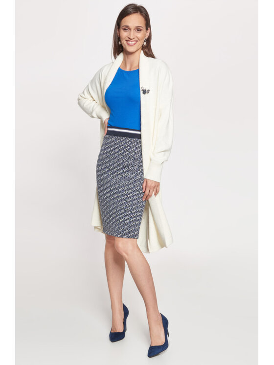 QUIOSQUE QUIOSQUE Blúzka QUIOSQUE 1KK004801 Modrá Regular Fit