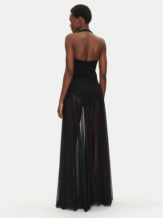 NORMA KAMALI NORMA KAMALI Sukienka wieczorowa KK4243PMG50001 Czarny Slim Fit