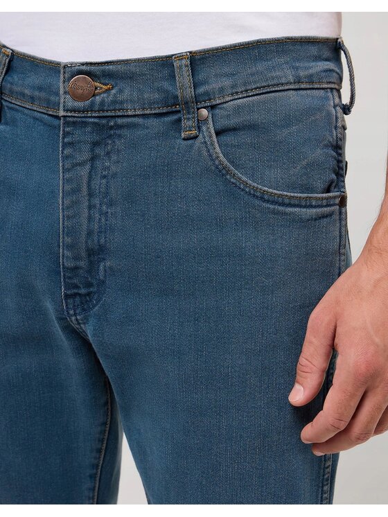Wrangler Wrangler Jeans Larston Blu Slim Fit