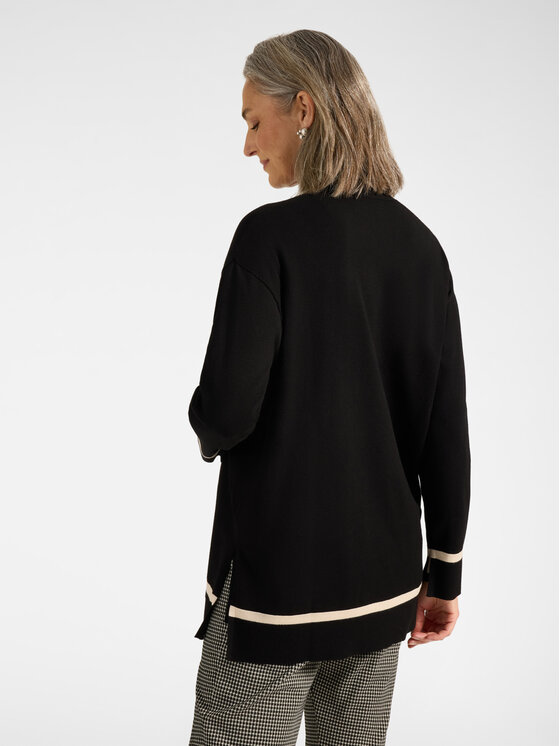 Elena Mirò Elena Mirò Sweter M037Z000798N0A1 Czarny Regular Fit