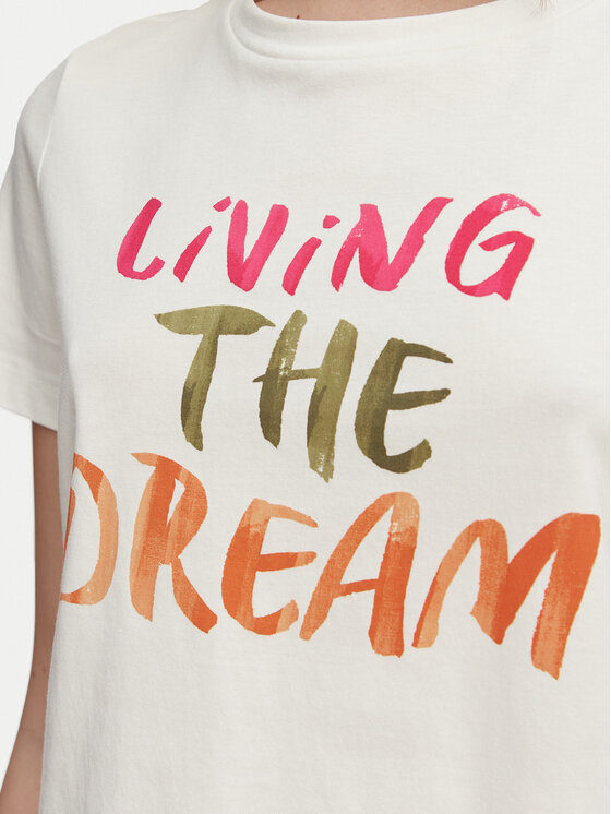 Vero Moda Vero Moda T-shirt Jida 10340948 Bijela Regular Fit