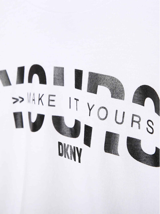 DKNY DKNY T-shirt D35T18 D Bijela Regular Fit