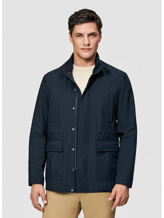 Pako Lorente Pako Lorente Kurtka przejściowa P26SF-5X-002 Granatowy Classic Fit