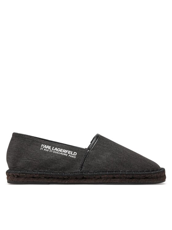 KARL LAGERFELD Espadrile KL70119 Črna