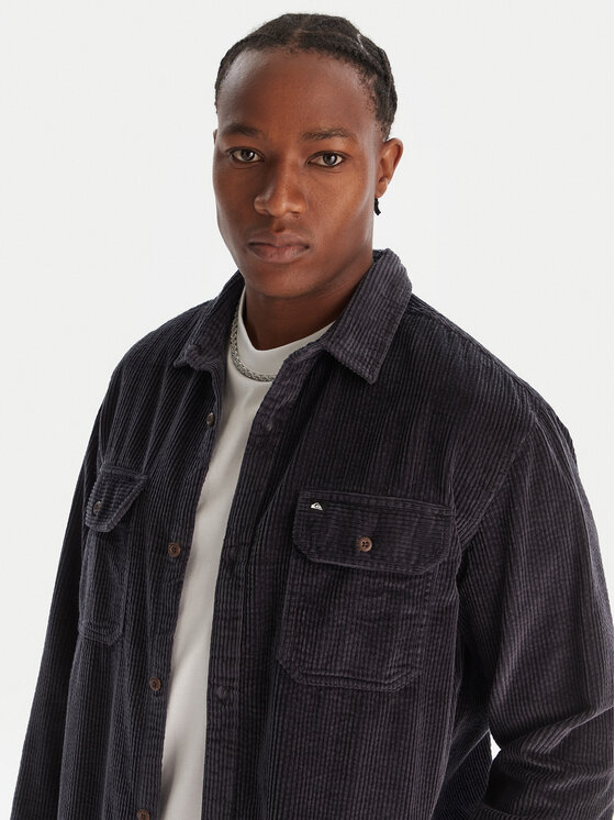 Quiksilver Quiksilver Риза Venture Cord EQYWT04646 Тъмносин Regular Fit