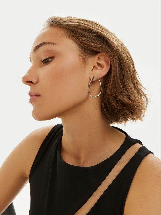 Calvin Klein Calvin Klein Naušnice 35000450 Srebrna