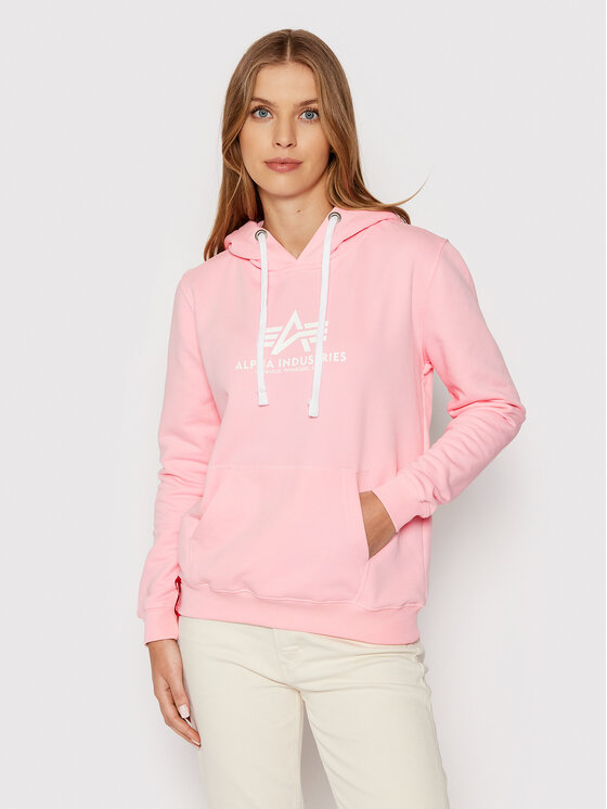 Alpha industries outlet hoodie pink