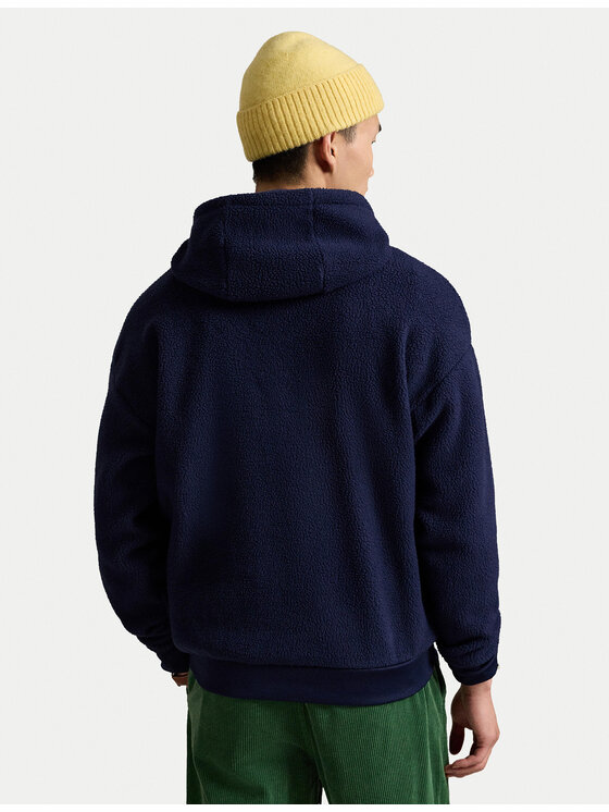 Polo Ralph Lauren Polo Ralph Lauren Fliso džemperis 710981779001 Tamsiai mėlyna Relaxed Fit