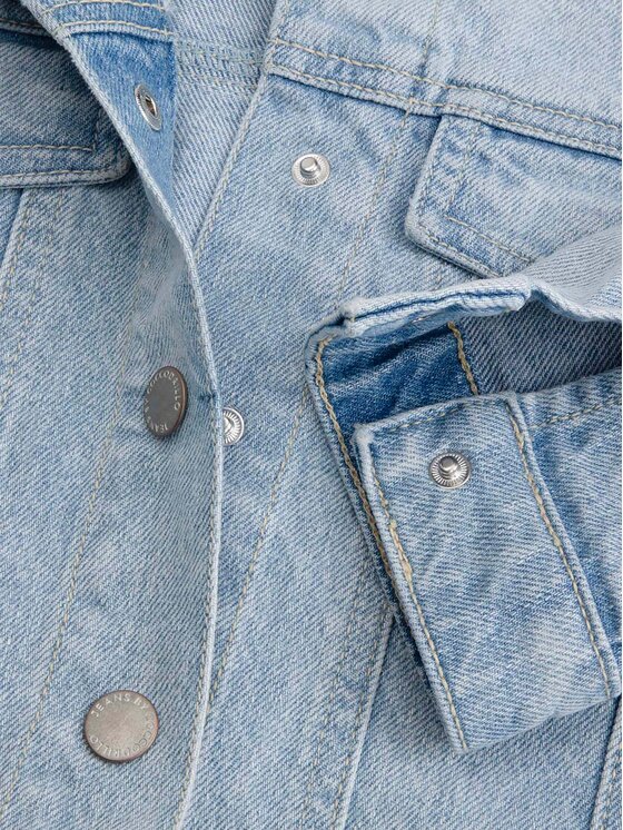 Coccodrillo Coccodrillo Jeansová bunda WC5152301JCG Světle modrá Regular Fit