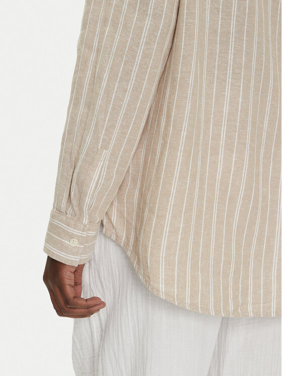 Gap Gap Marškiniai 885287-13 Smėlio Regular Fit