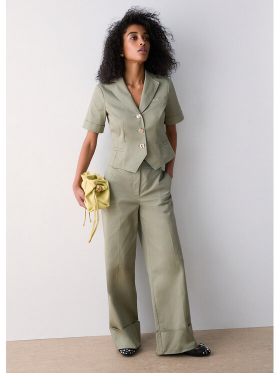 Liu Jo Liu Jo Giacca da abito CA6320T4691P9639 Verde Regular Fit