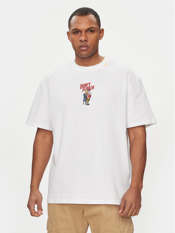 Puma Puma Majica The Joker 624748 Bela Relaxed Fit