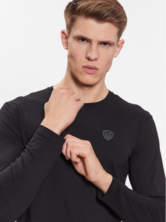 EA7 Emporio Armani EA7 Emporio Armani S dlhými rukávmi 3RPT43 PJNTZ 1200 Čierna Regular Fit