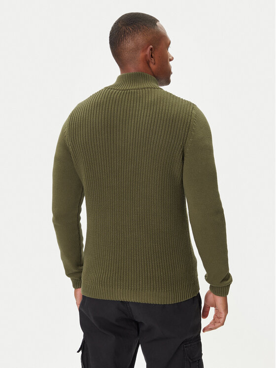 Aeronautica Militare Aeronautica Militare Pulover 252MA1572UL00409 Verde Slim Fit