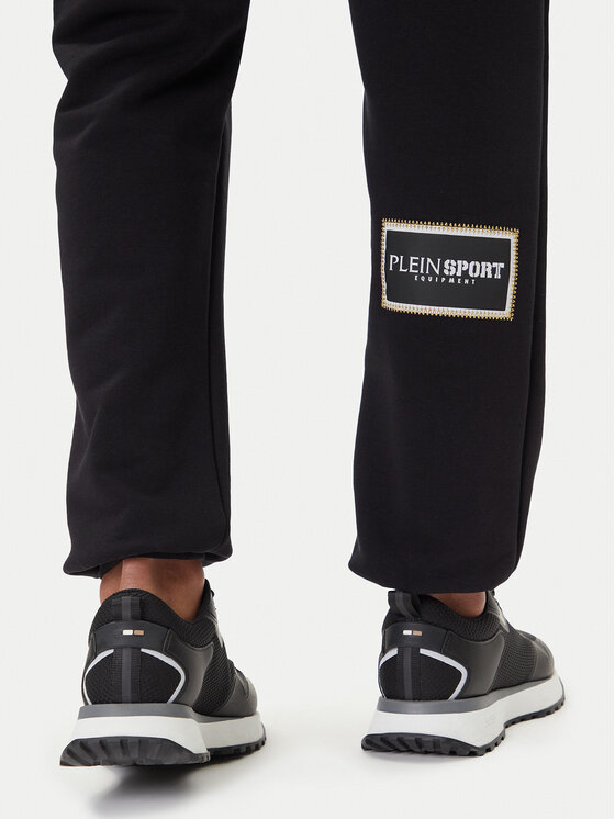 Plein Sport Plein Sport Pantaloni trening PAEC MJT2607 STE003N Negru Regular Fit