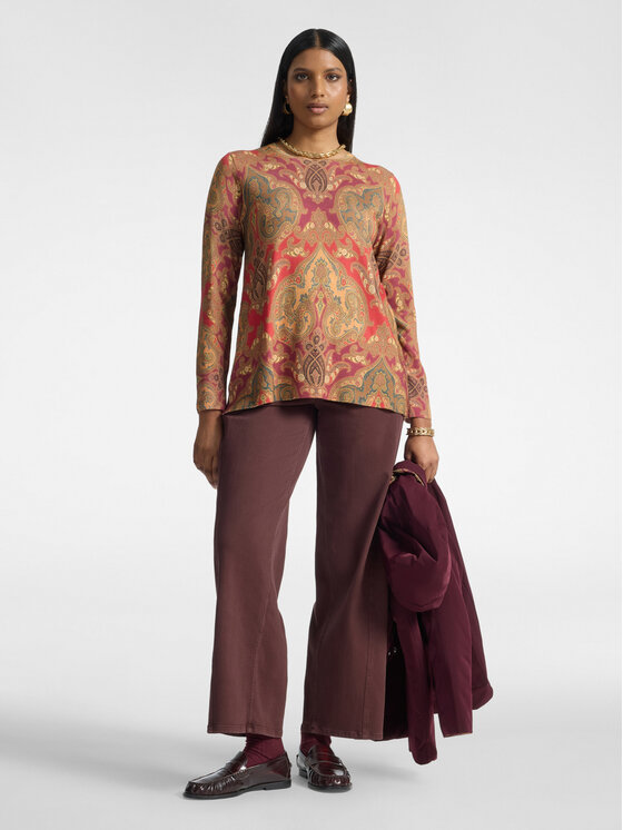 Elena Mirò Elena Mirò Sweter M101Z000866N0S1 Pomarańczowy Regular Fit