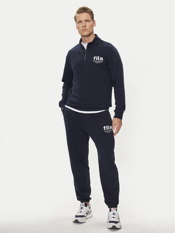 Fila Fila Teplákové kalhoty FAM0647 Tmavomodrá Regular Fit