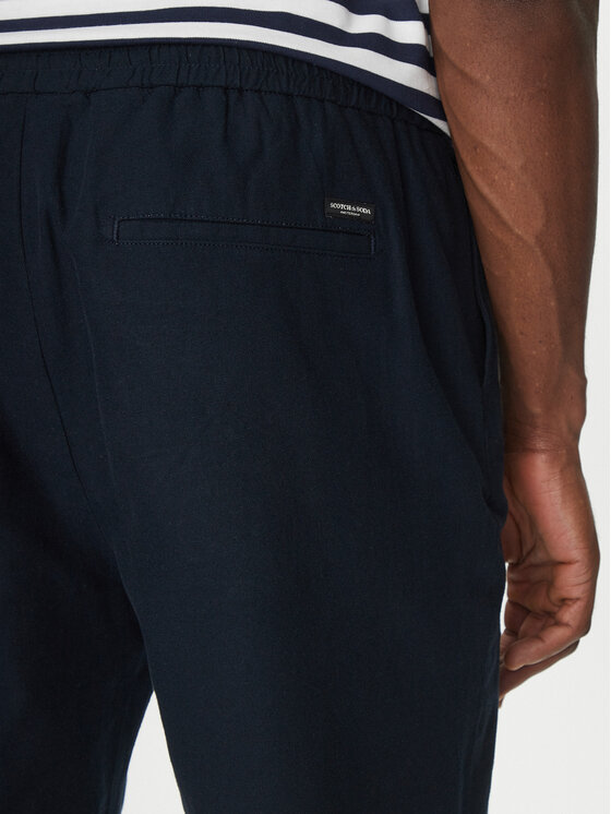 Scotch & Soda Scotch & Soda Szorty materiałowe 180322 Granatowy Regular Fit