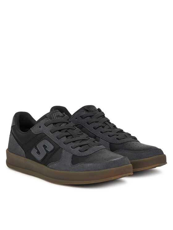 Skechers Skechers Sneakersy New Wave Cup-Calven 210961/BKGY Czarny