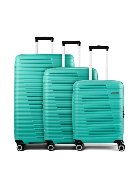 American Tourister American Tourister Komplet walizek 334275 Turkusowy