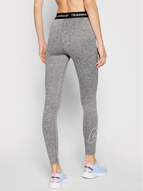 4F 4F Legginsy NOSH4-SPDF001 Szary Slim Fit