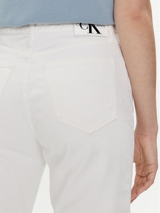 Calvin Klein Jeans Calvin Klein Jeans Blugi Authentic J20J222741 Alb Slim Fit